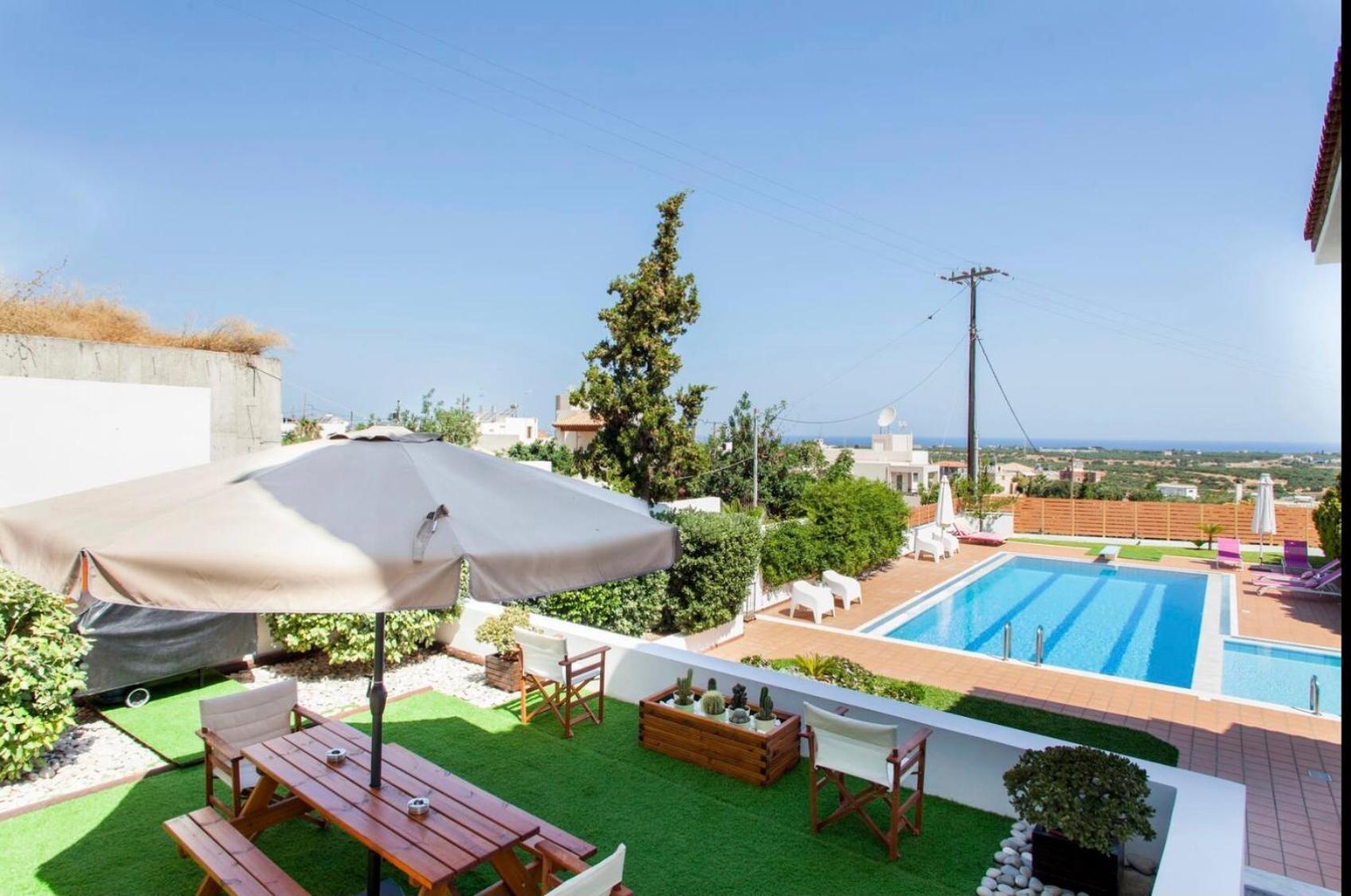 Artemis Luxury Villa - Hersonissos Private Pool Oasis Εξωτερικό φωτογραφία